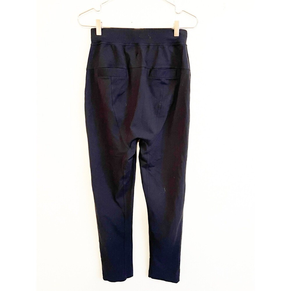 Lululemon Women’s Size 6 True Black Straight Leg‎ Joggers Rear And Side Pockets - Picture 3 of 8